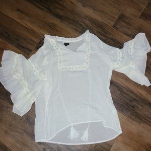 Coco+Carmen L/XL Tunic bell Sleeve top